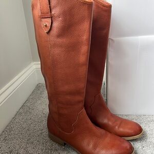 Frye Tall Brown Leather Boots, 7.5
